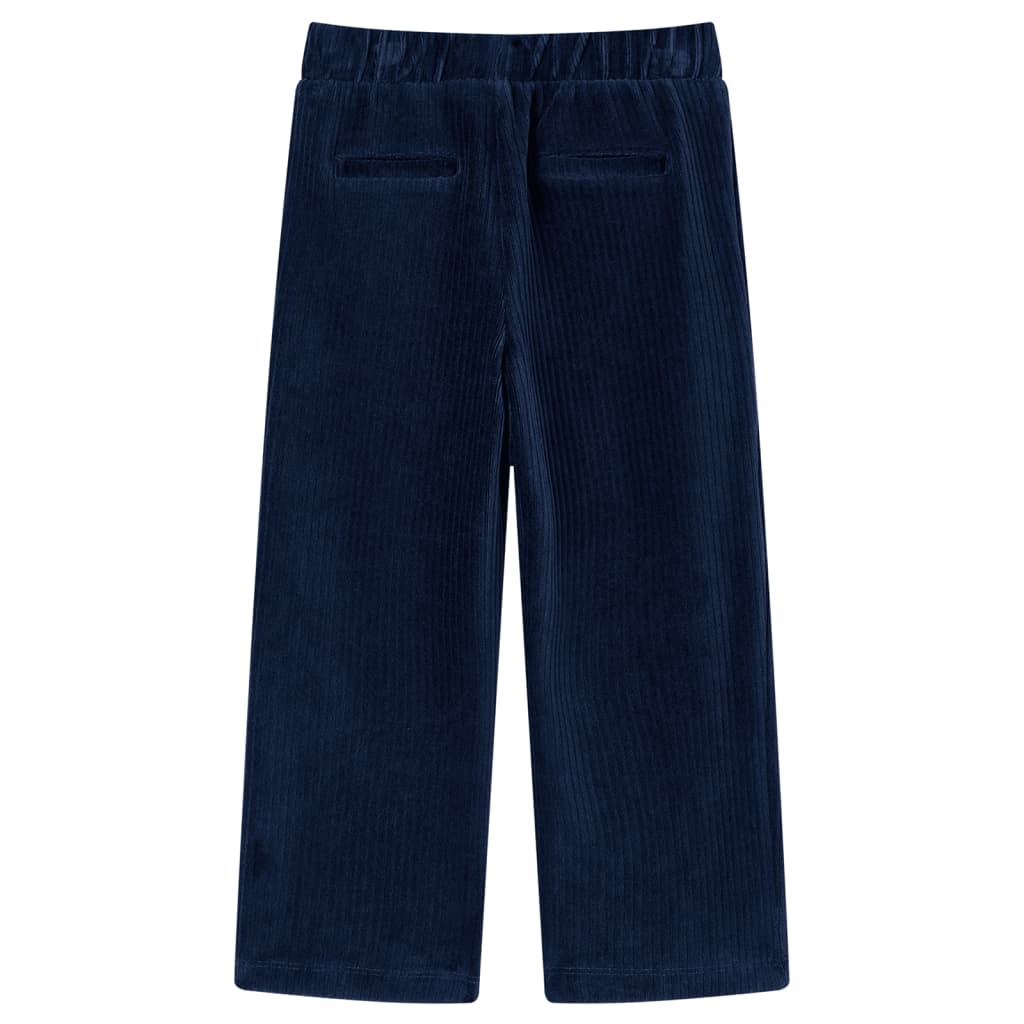 Kinderhose Cord Marineblau 104