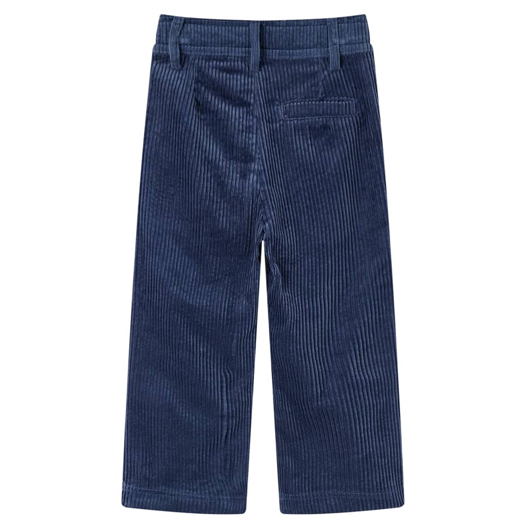 Kinderhose Cord Marineblau 104