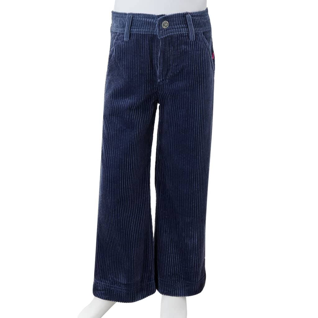 Kinderhose Cord Marineblau 116