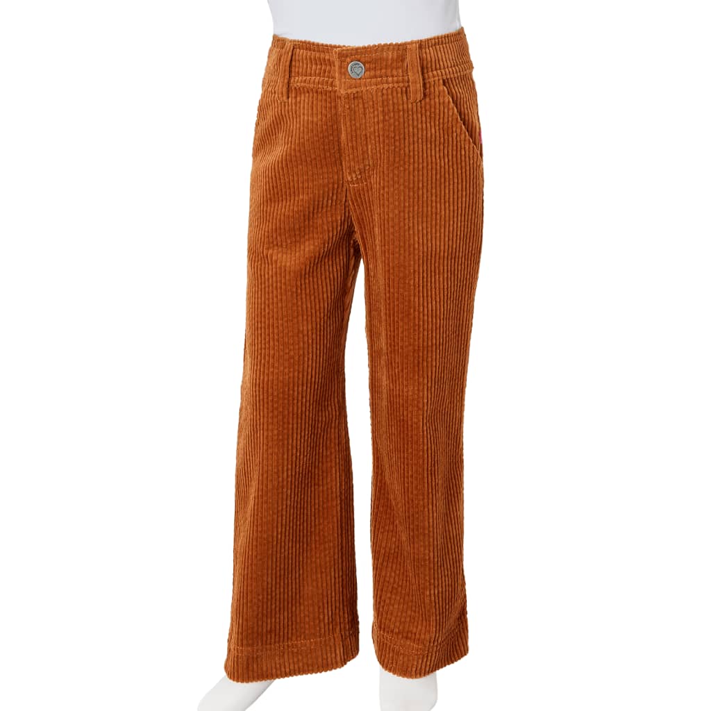 Kinderhose Cord Cognac 104