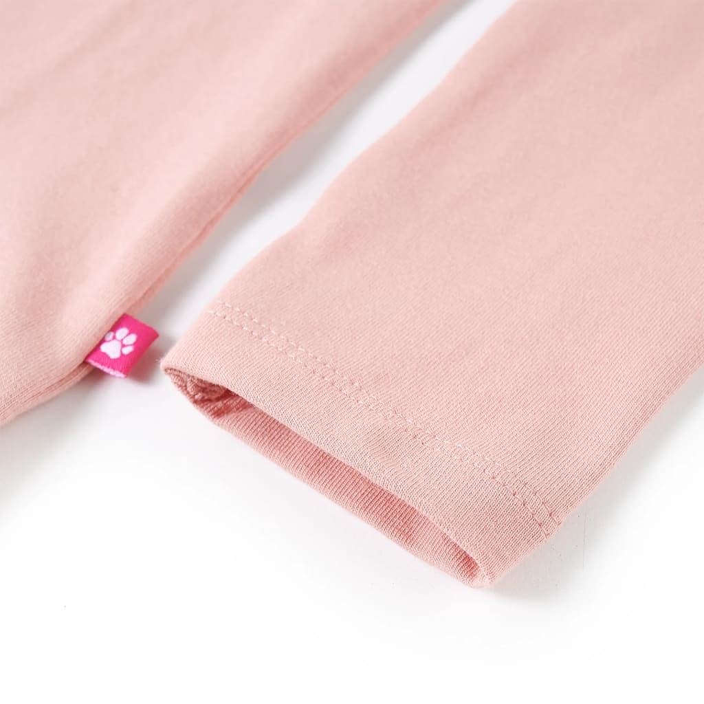 Kinder-Langarmshirt Hellrosa 104