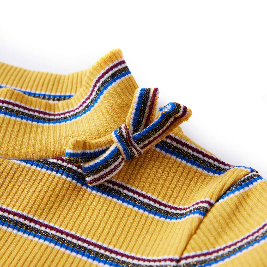 Kinder-Langarmshirt Ocker 92
