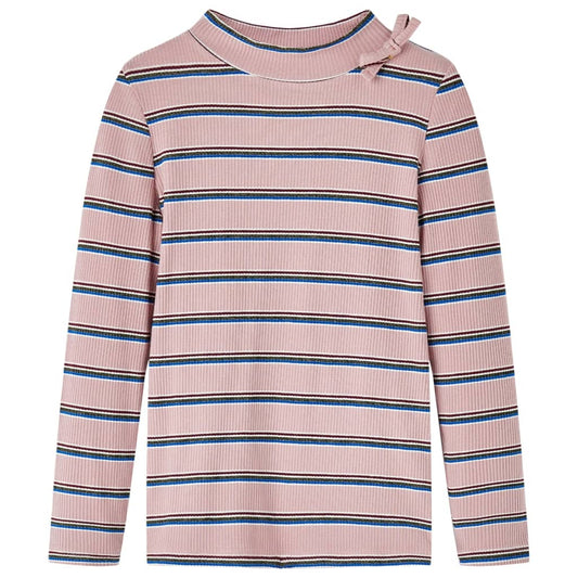 Kinder-Langarmshirt Hellrosa 92