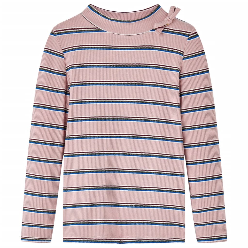 Kinder-Langarmshirt Hellrosa 140