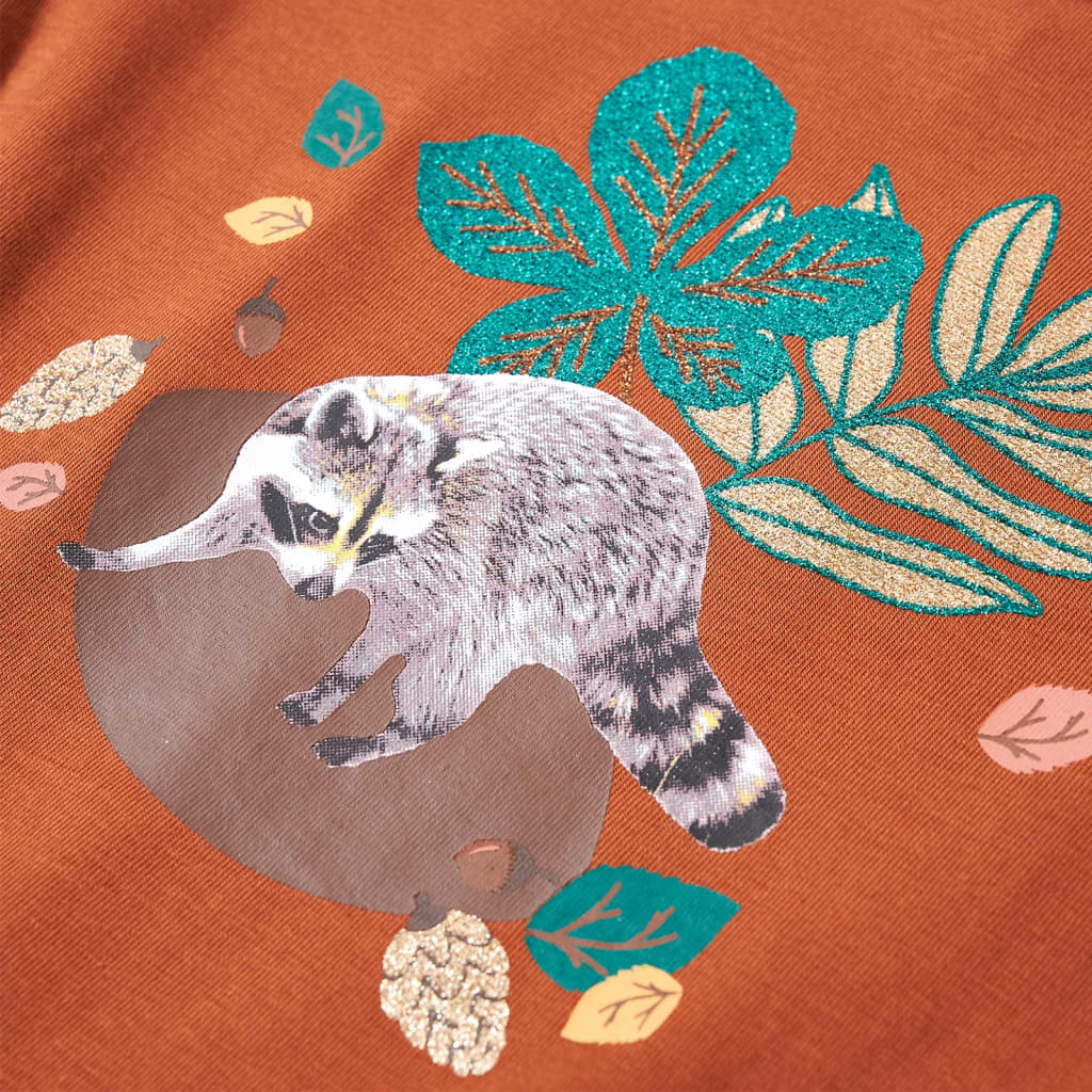 Kinder-Langarmshirt Cognac 104