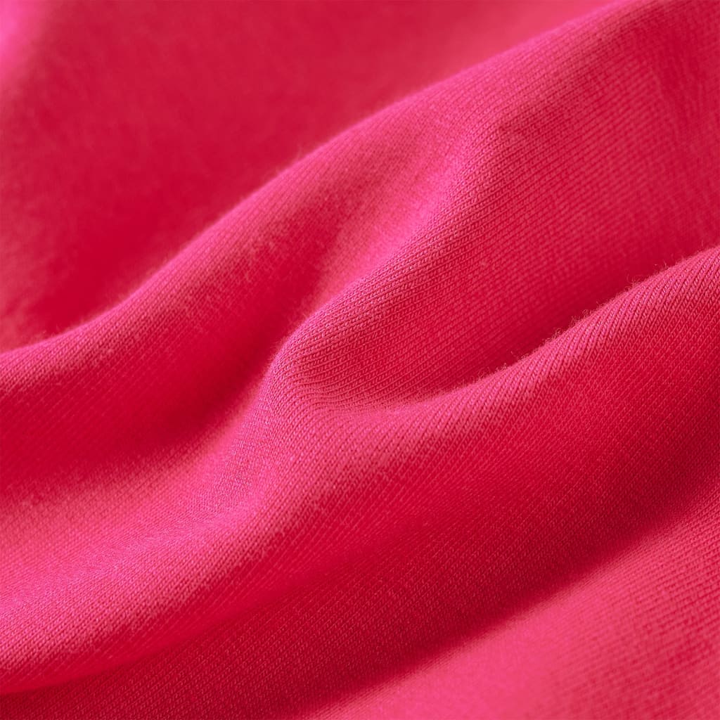 Kinder-Sweatshirt Knallrosa 104