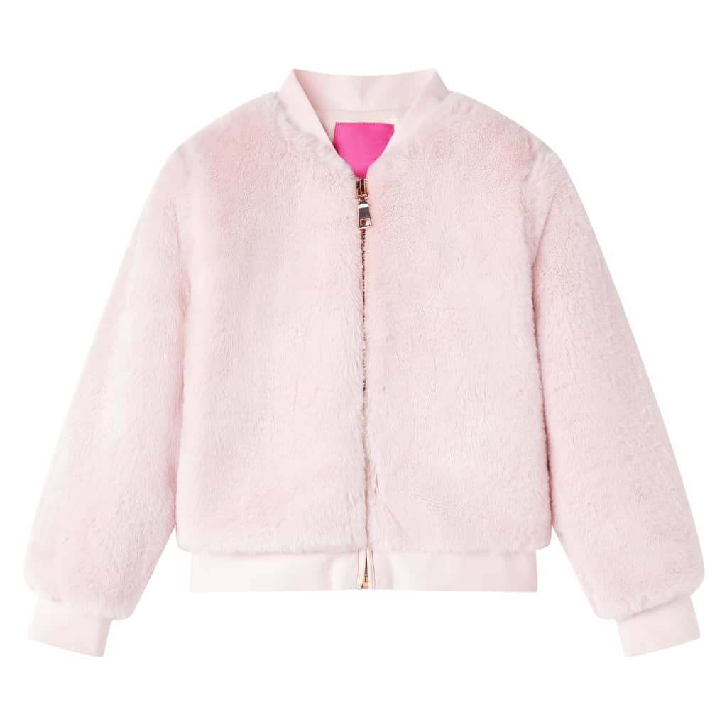 Kinderjacke Kunstpelz Zartrosa 104