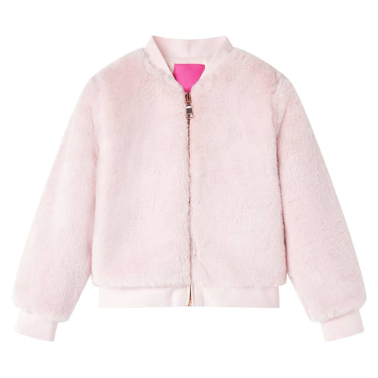 Kinderjacke Kunstpelz Zartrosa 104