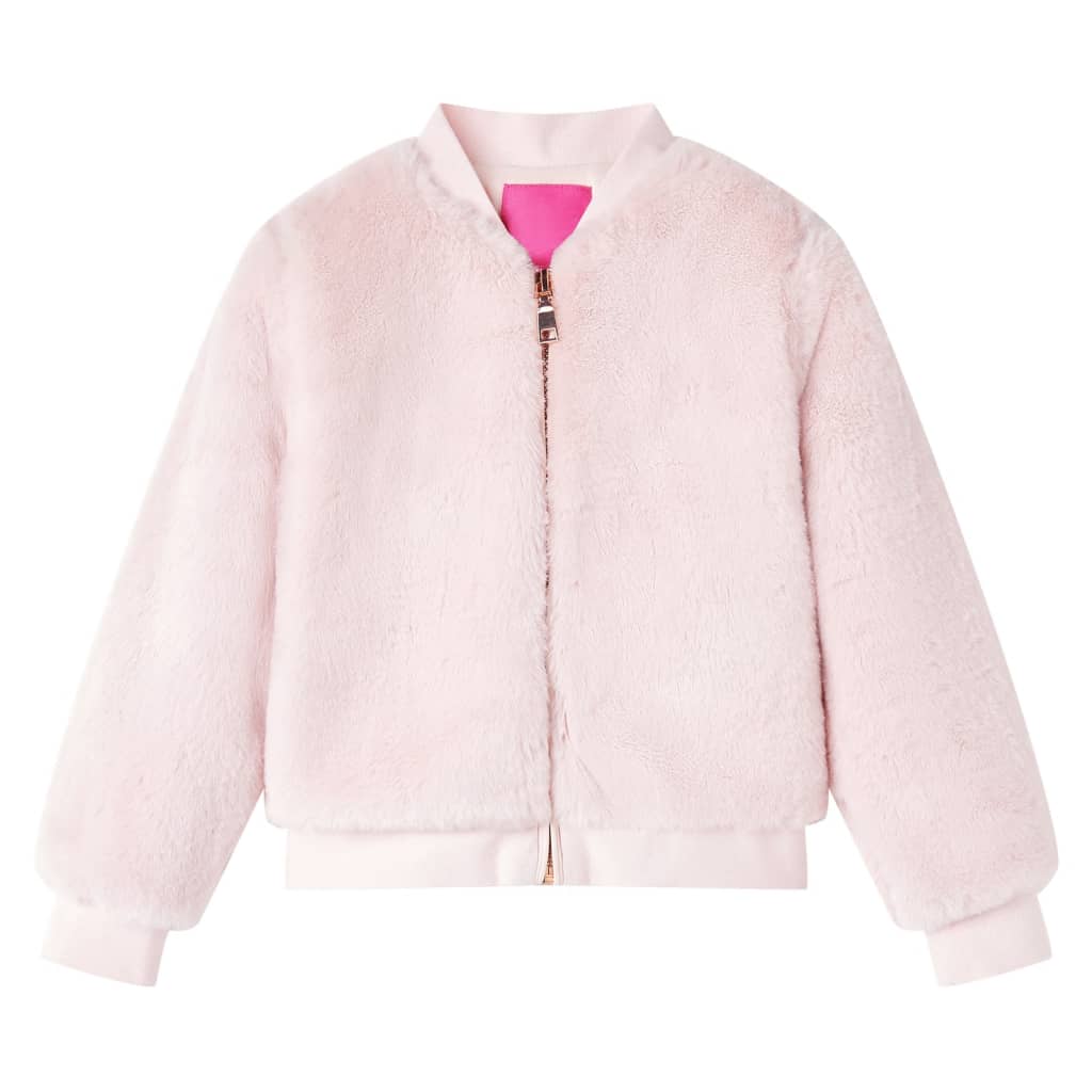Kinderjacke Kunstpelz Zartrosa 128