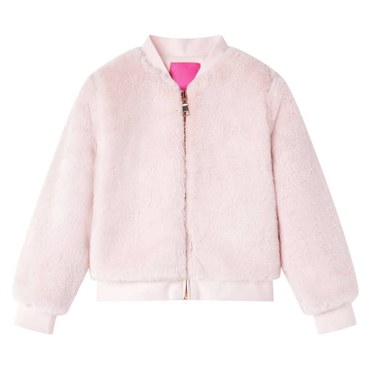 Kinderjacke Kunstpelz Zartrosa 128