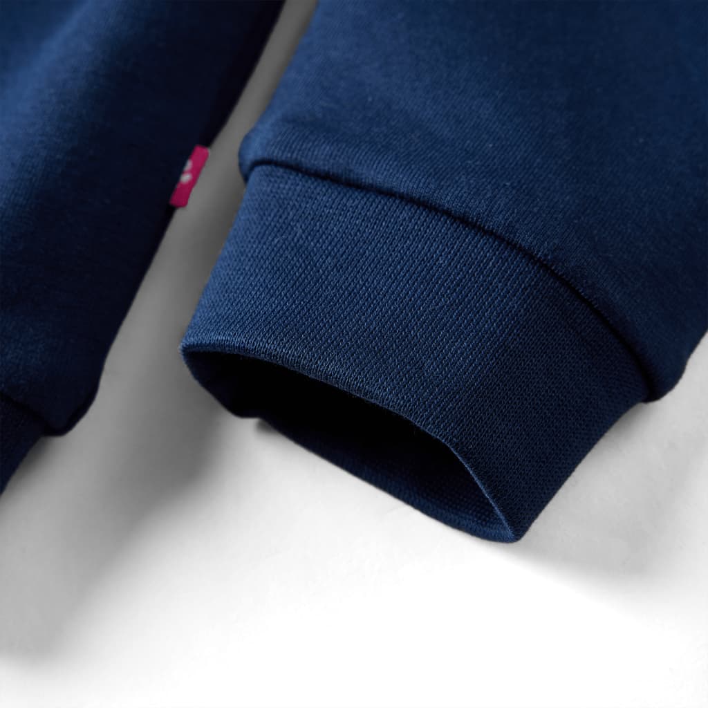 Kinder-Sweatshirt Marineblau 116
