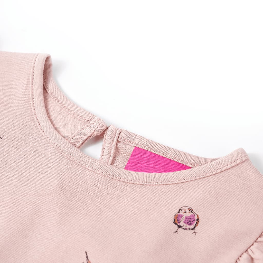 Kinder-Langarmshirt Rosa 140