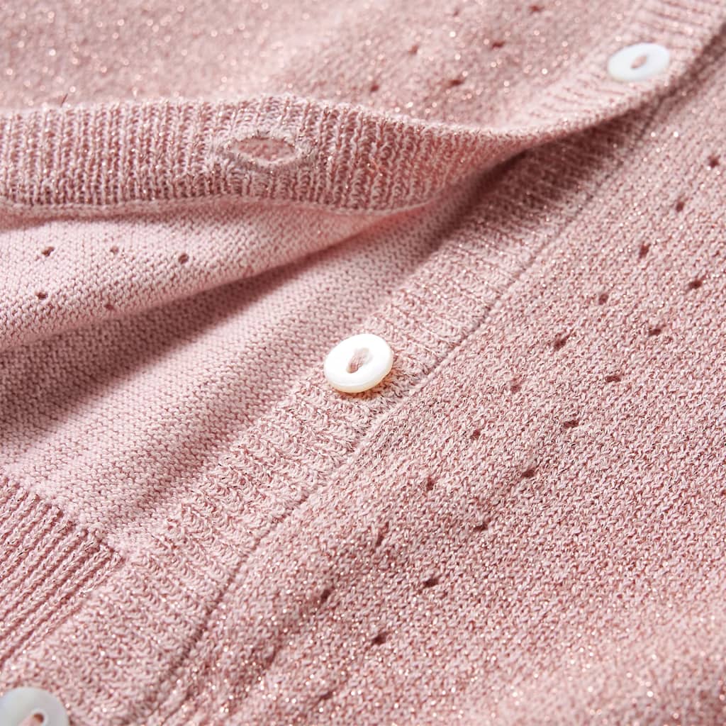 Kinder-Strickjacke Zartrosa 92