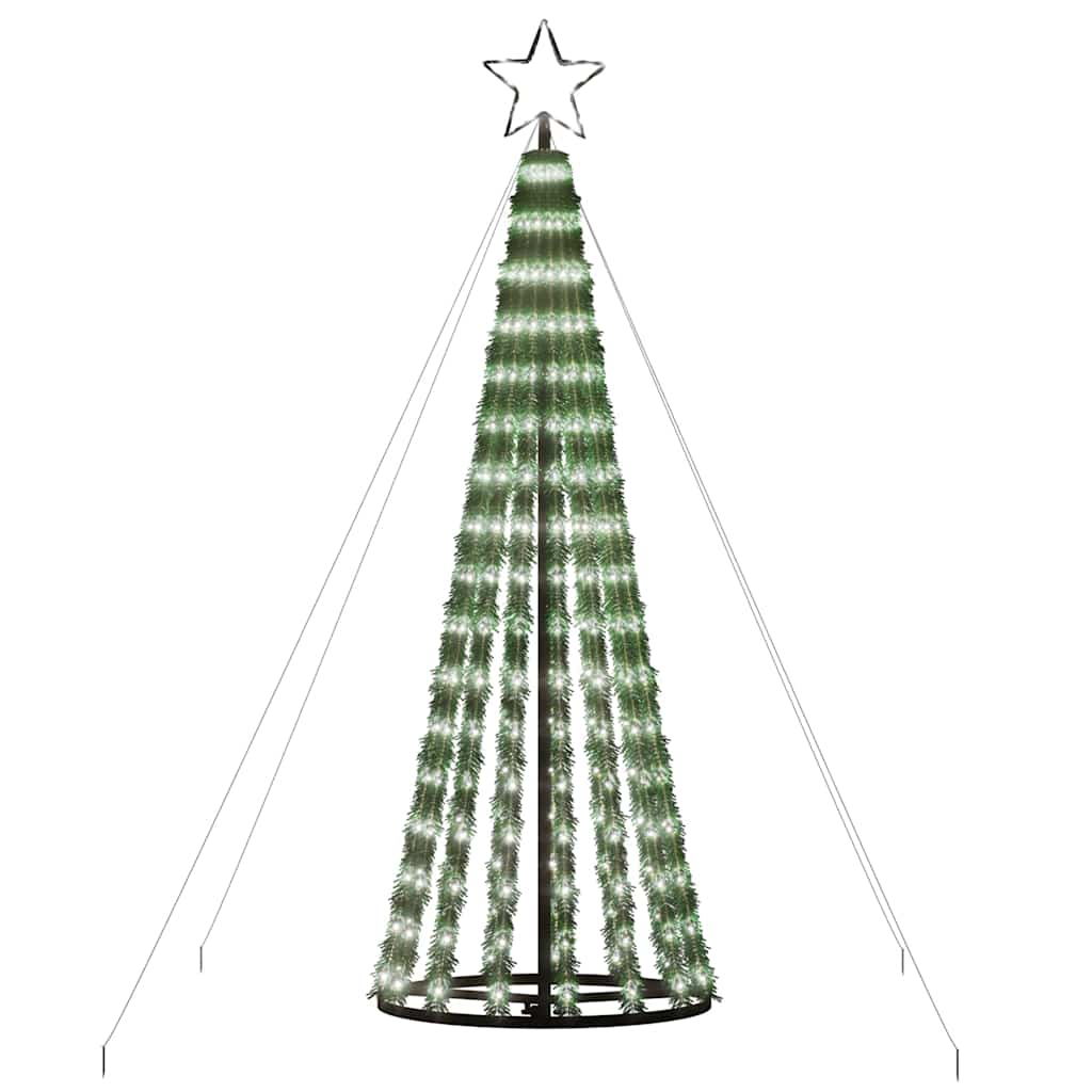 LED Weihnachtsbaum 275 LEDs Kaltweiß 180 cm