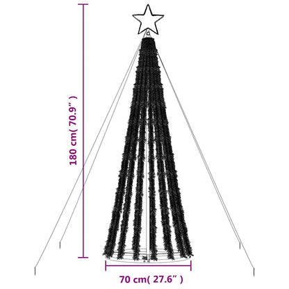 LED Weihnachtsbaum 275 LEDs Kaltweiß 180 cm