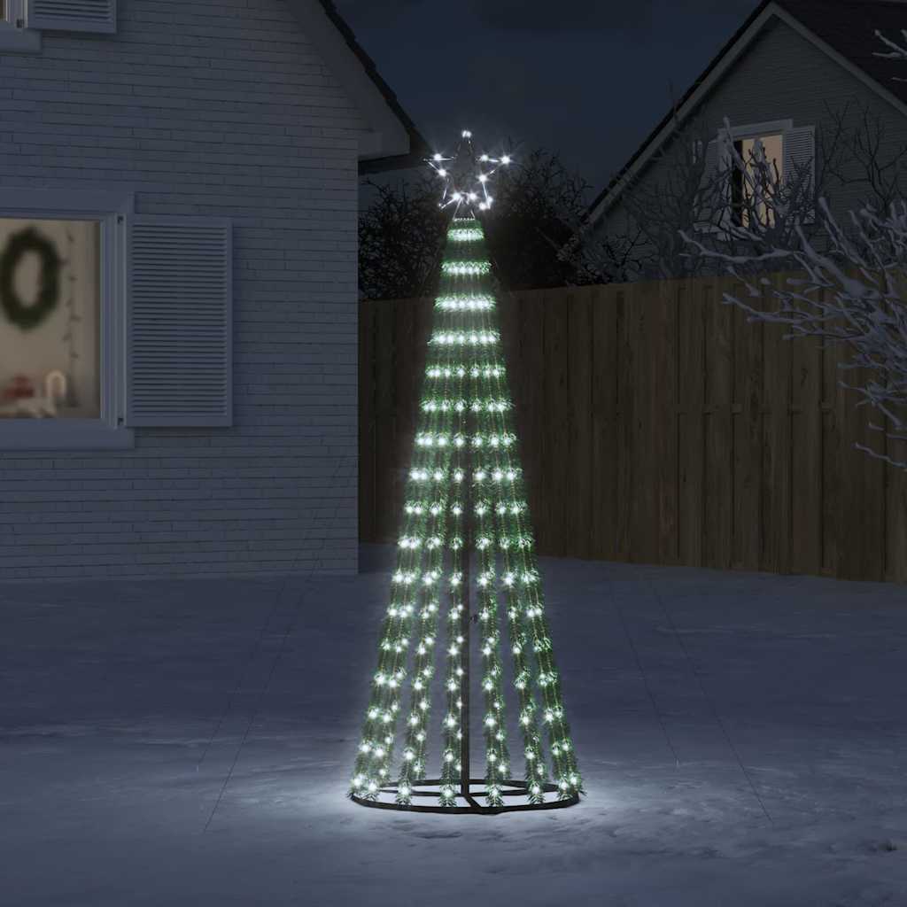 LED Weihnachtsbaum 275 LEDs Kaltweiß 180 cm