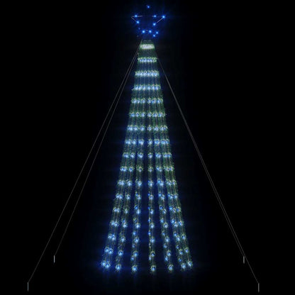 LED Weihnachtsbaum 275 LEDs Blau 180 cm
