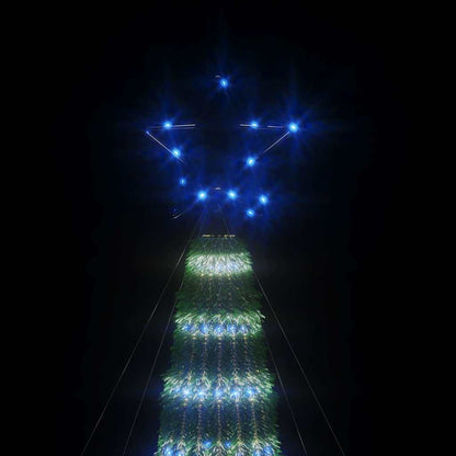 LED Weihnachtsbaum 275 LEDs Blau 180 cm