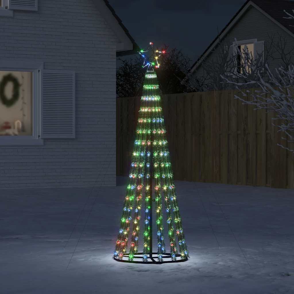 LED Weihnachtsbaum 275 LEDs Mehrfarbig 180 cm