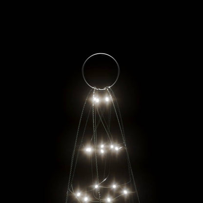 LED-Weihnachtsbaum 200 LEDs Kaltweiß 180 cm