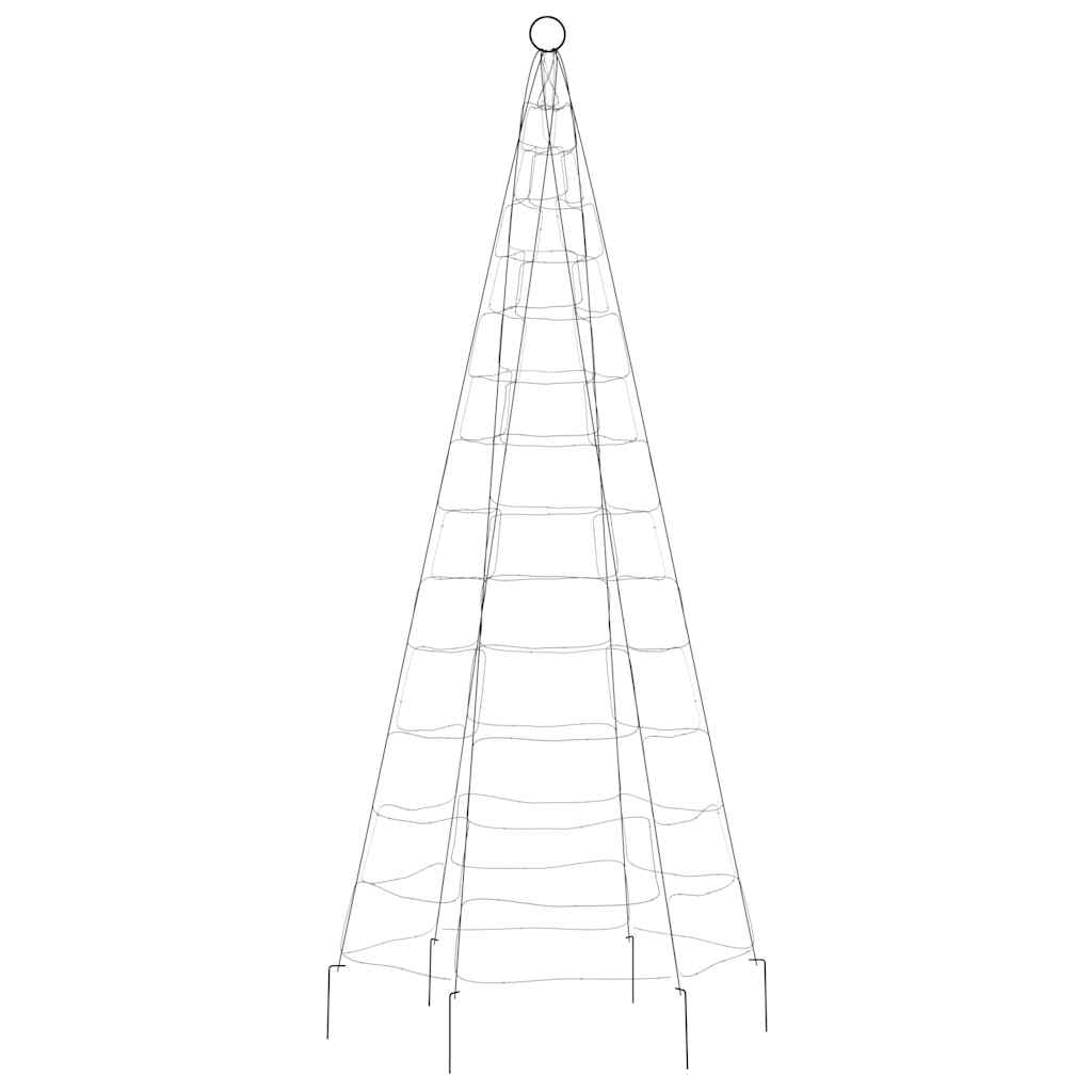LED-Weihnachtsbaum 200 LEDs Mehrfarbig 180 cm