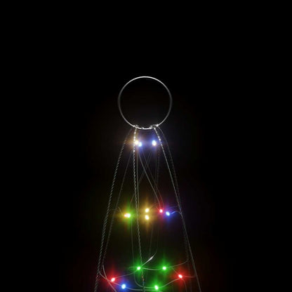 LED-Weihnachtsbaum 200 LEDs Mehrfarbig 180 cm