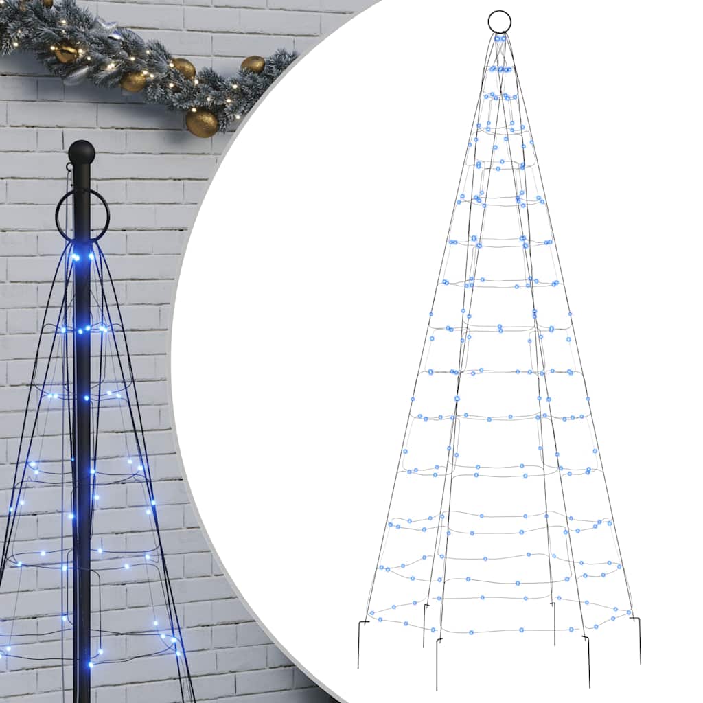 LED-Weihnachtsbaum 200 LEDs Blau 180 cm