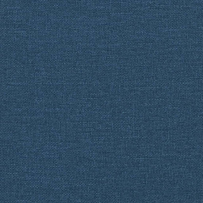 Relaxsessel mit Fußteil Blau Stoff