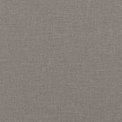 Massagesessel mit Fußteil Taupe Stoff