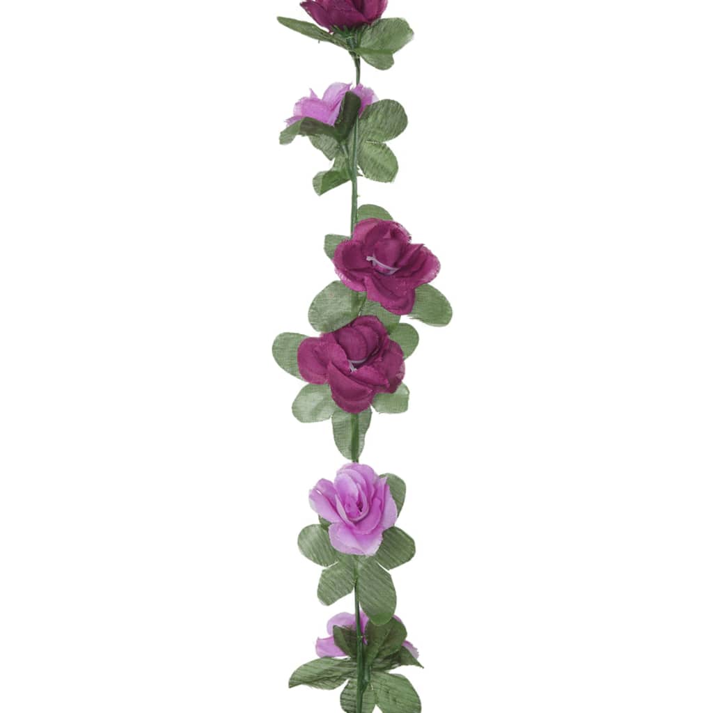 Weihnachtskränze 6 Stk. Frühlingsrosen Helllila 250 cm