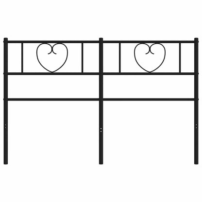 Ersatz-Kopfteil Metall Schwarz 160 cm