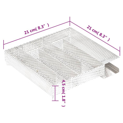 Räucherofen mit Kaltrauchgenerator Verzinkter Stahl