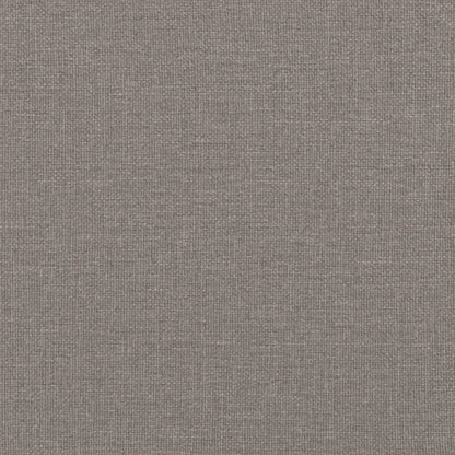 2-Sitzer-Sofa mit Zierkissen Taupe 140 cm Stoff