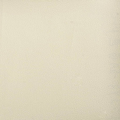 2-Sitzer-Sofa mit Zierkissen Creme 120 cm Kunstleder