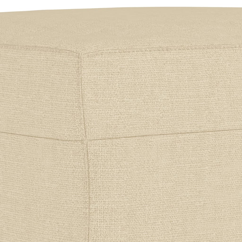 3-tlg. Sofagarnitur Creme Stoff