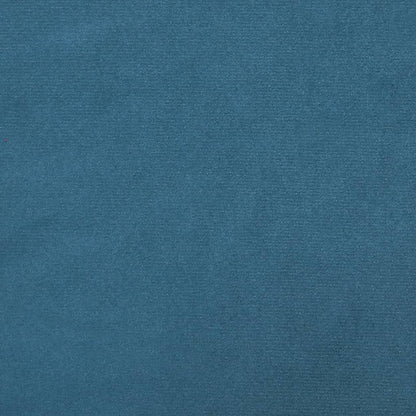 4-tlg. Sofagarnitur mit Kissen Blau Samt