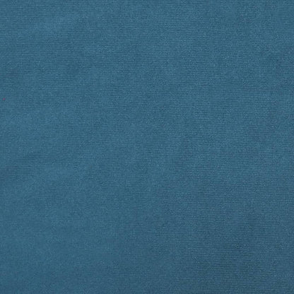 4-tlg. Sofagarnitur mit Kissen Blau Samt