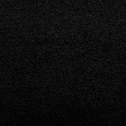 4-tlg. Sofagarnitur mit Kissen Schwarz Mikrofasergewebe
