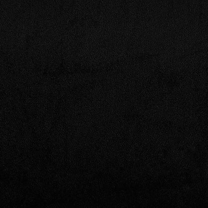 3-tlg. Sofagarnitur mit Kissen Schwarz Mikrofasergewebe