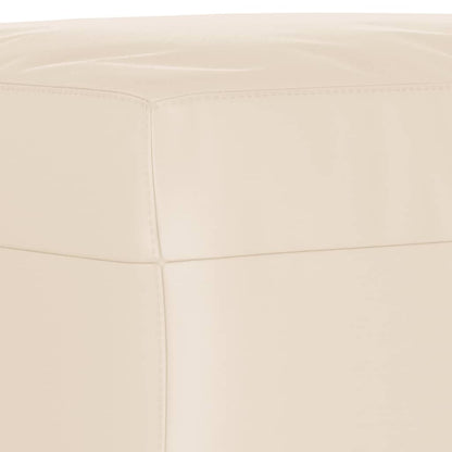 3-tlg. Sofagarnitur mit Kissen Beige Mikrofasergewebe