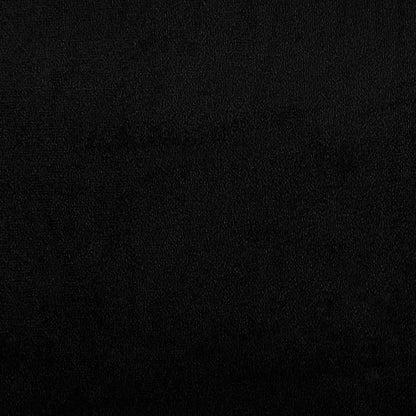 2-tlg. Sofagarnitur mit Kissen Schwarz Mikrofasergewebe