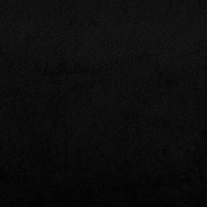 3-tlg. Sofagarnitur mit Kissen Schwarz Mikrofasergewebe