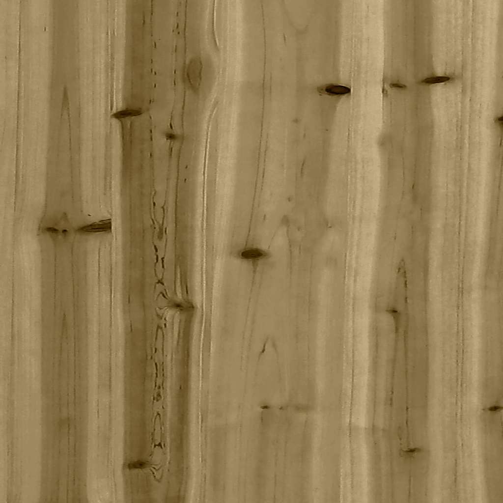 Gartensofa ohne Armlehnen Kiefernholz Imprägniert