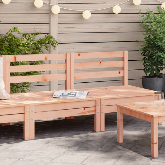 Canapés de jardin sans accoudoirs 2 pièces en bois de Douglas massif.