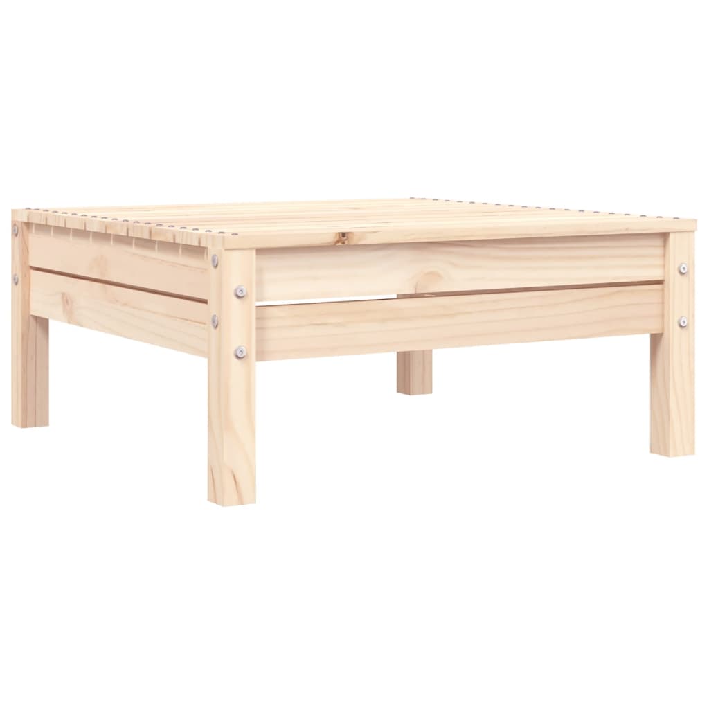 Garden sofa 3-seater solid pine wood
