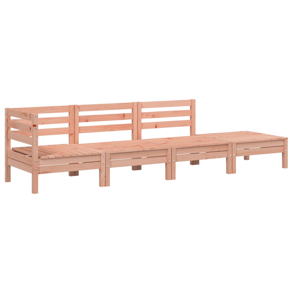 Gartensofa 4-Sitzer Massivholz Douglasie