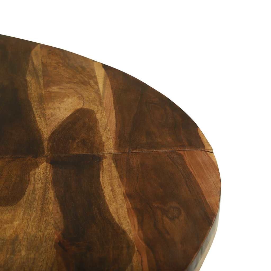 Runder Esstisch Ø160x76 cm aus Massivholz Akazie