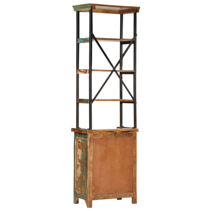 Highboard 55x30x180 cm Altholz Massiv