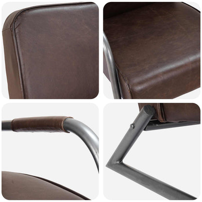 Sessel Braun Echtleder