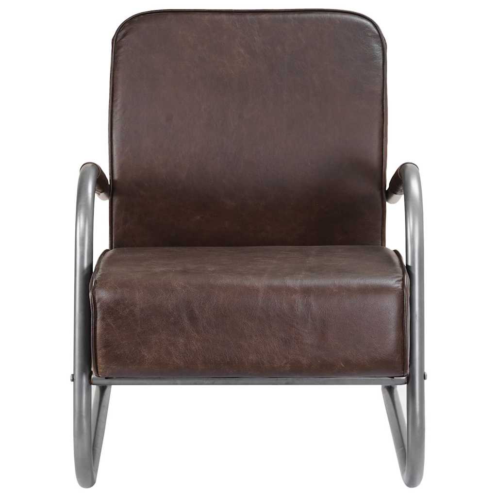 Sessel Braun Echtleder